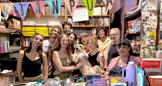 El equipo de la librería Notanpuan. CORTESÍA